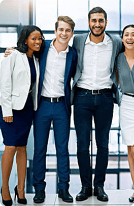 Diverse team portrait